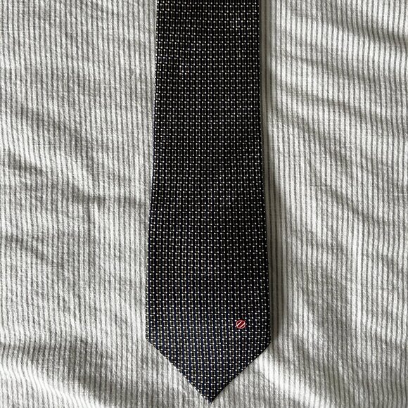 Ermenegildo Zegna Vintage 100% Silk Tie Made in Italy - Picture 7 of 7